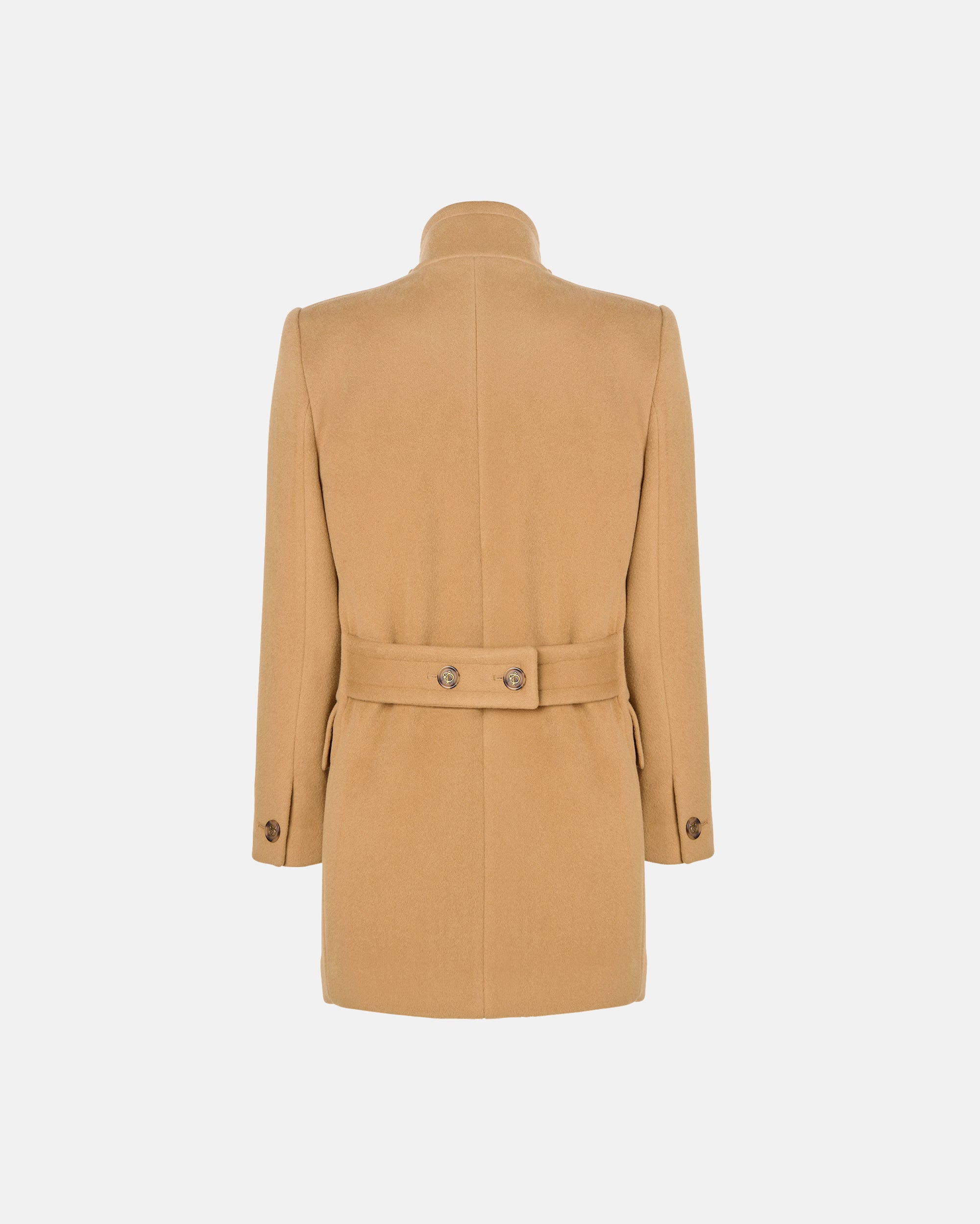 DOUBLE BREASTED JACKET IN TAN
