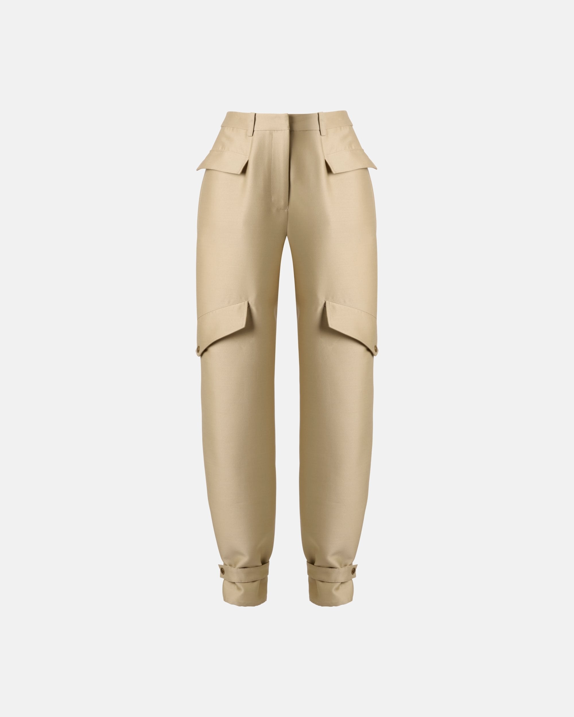 TAILORED POCKET TROUSER IN ECRU