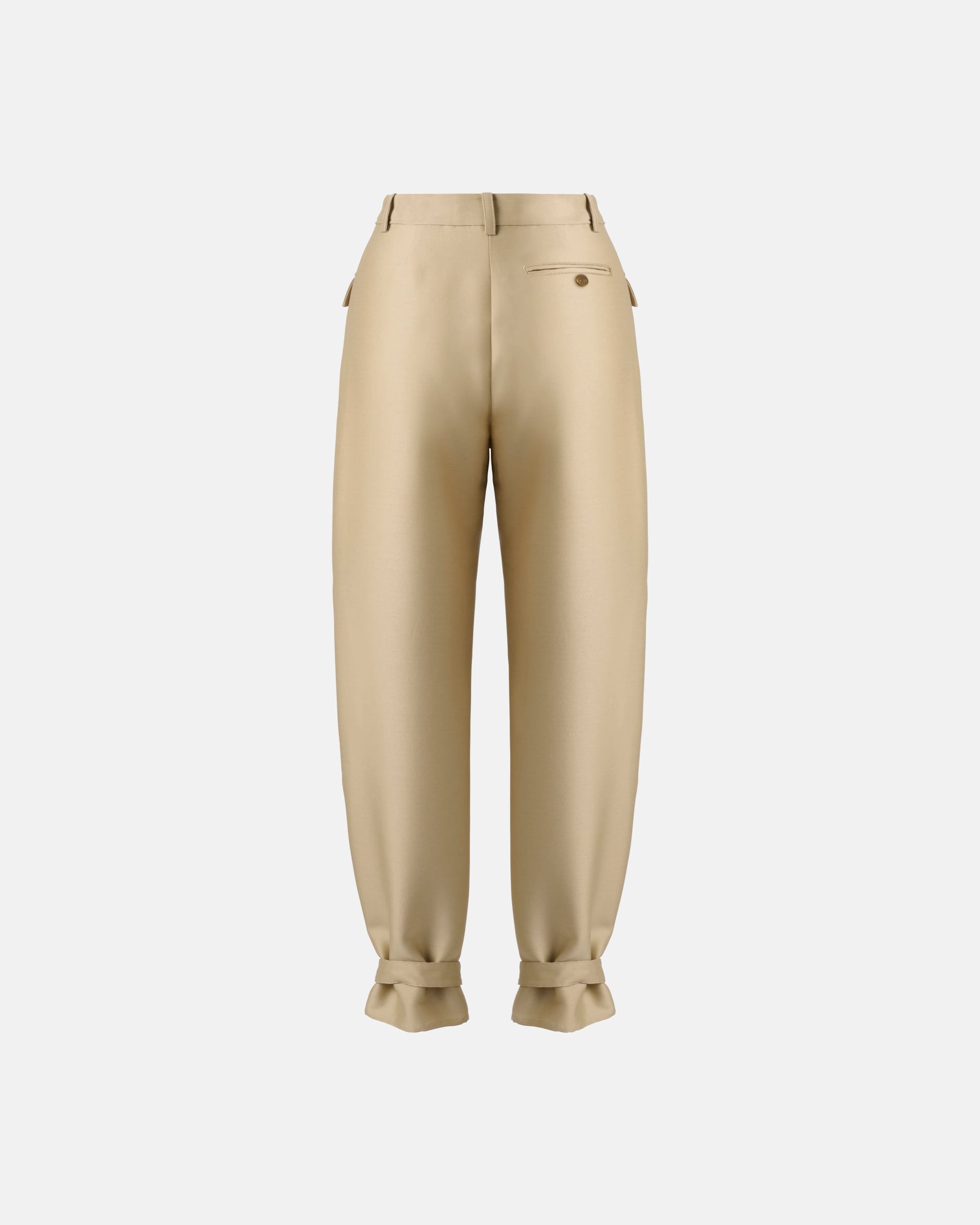 TAILORED POCKET TROUSER IN ECRU